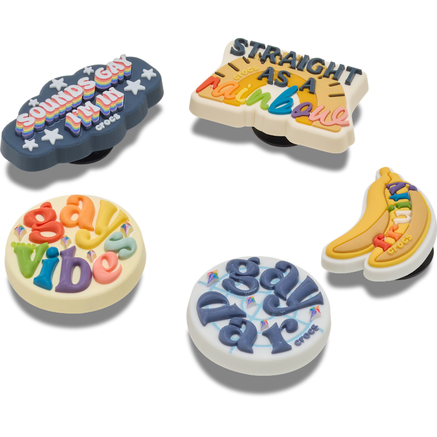 Irreverent Pride 5 Pack Jibbitz™ charms - Crocs