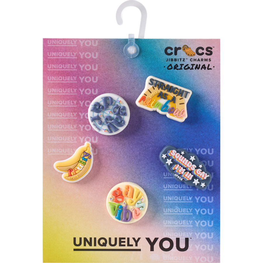 Irreverent Pride 5 Pack Jibbitz™ charms - Crocs