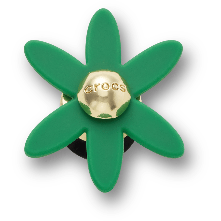 Retro Green Spinner Flower Jibbitz™ charms - Crocs
