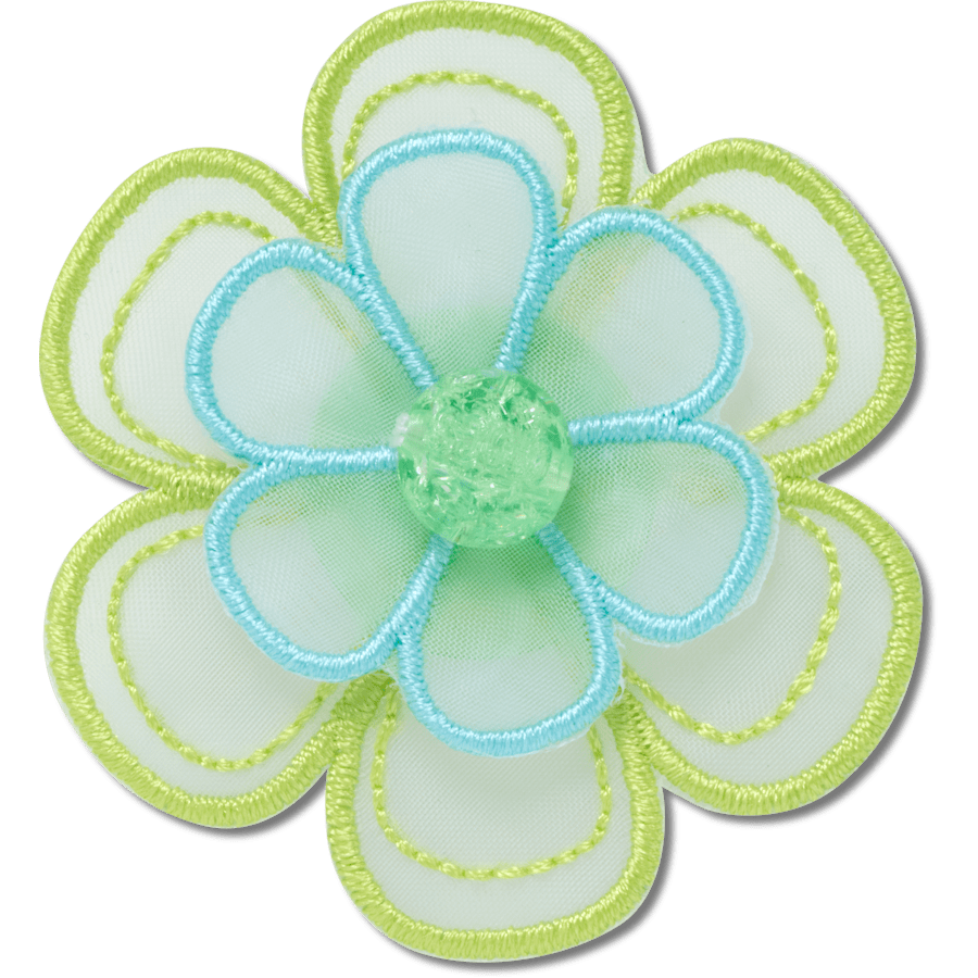 Green Mesh Flower Jibbitz™ charms - Crocs