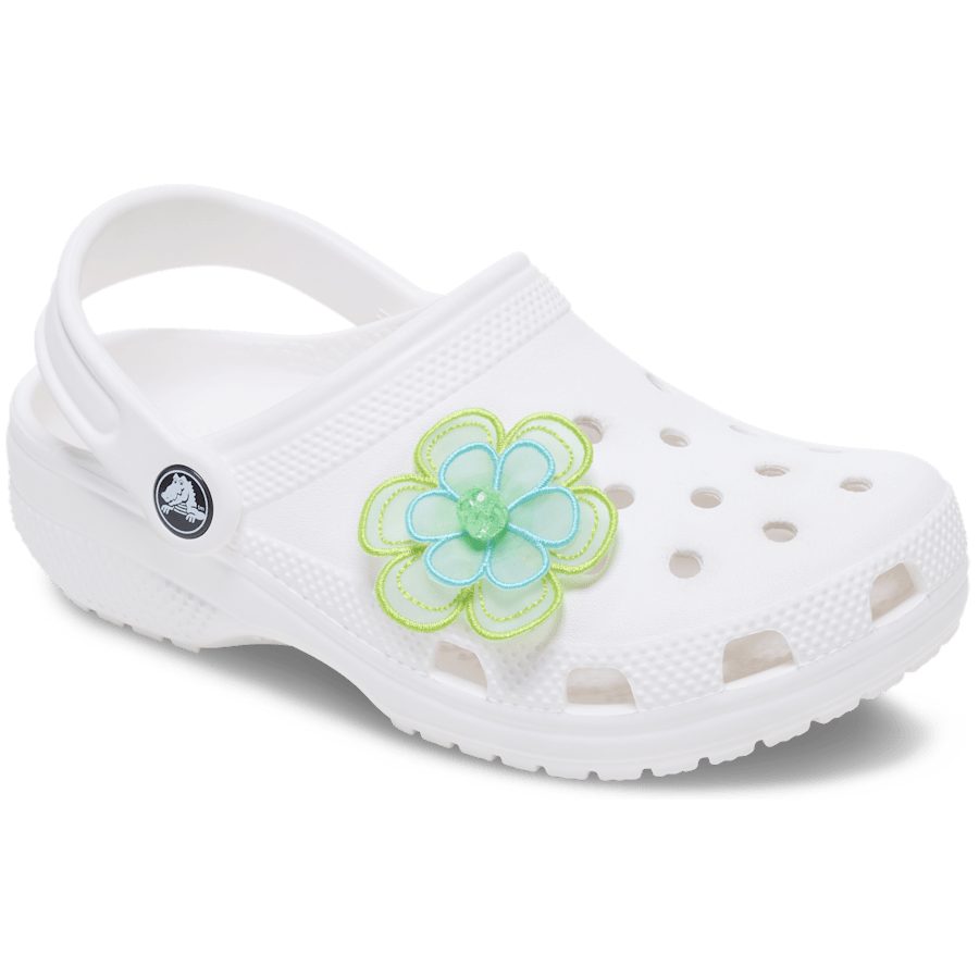 Green Mesh Flower Jibbitz™ charms - Crocs