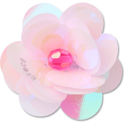 Sequin Pink Flower Jibbitz™ charms - Crocs