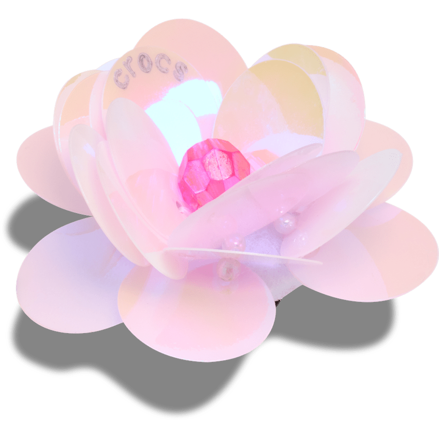 Sequin Pink Flower Jibbitz™ charms - Crocs