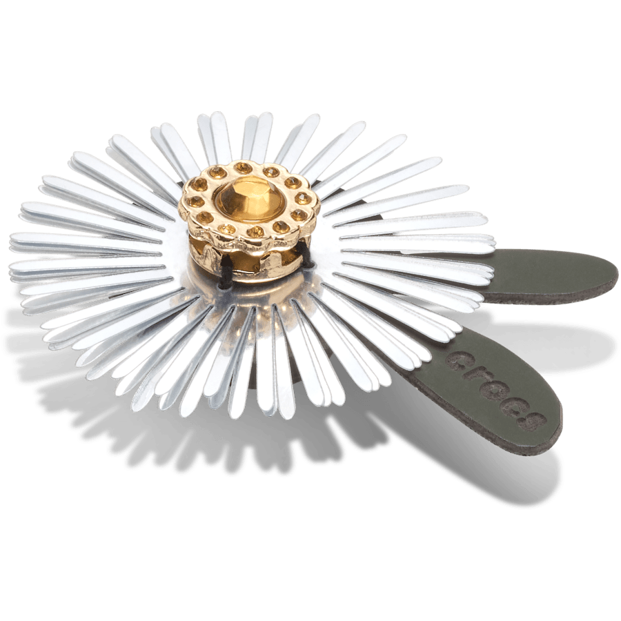 Silver Sequin Flower Jibbitz™ charms - Crocs