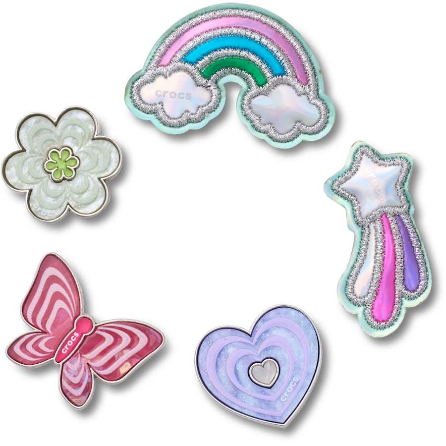 Funky Girly Icons 5 Pack Jibbitz™ charms - Crocs
