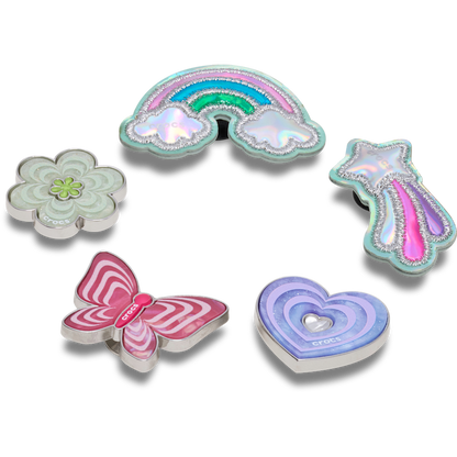 Funky Girly Icons 5 Pack Jibbitz™ charms - Crocs