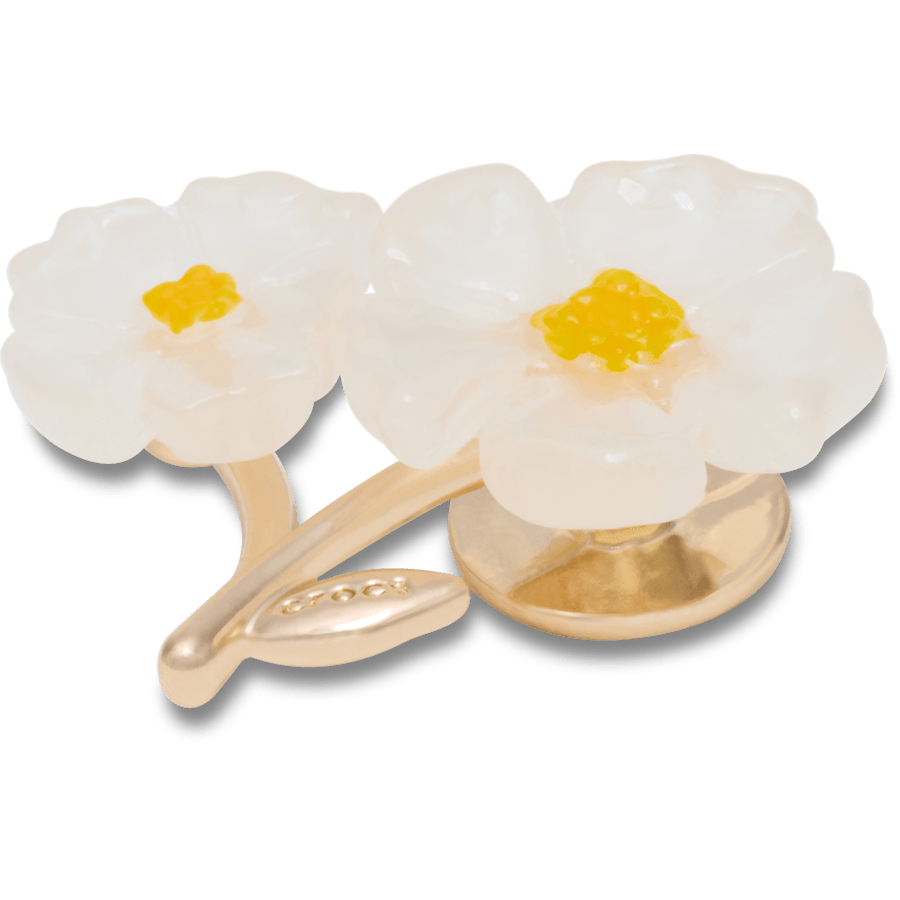 White Floral Blossom Jibbitz™ charms - Crocs
