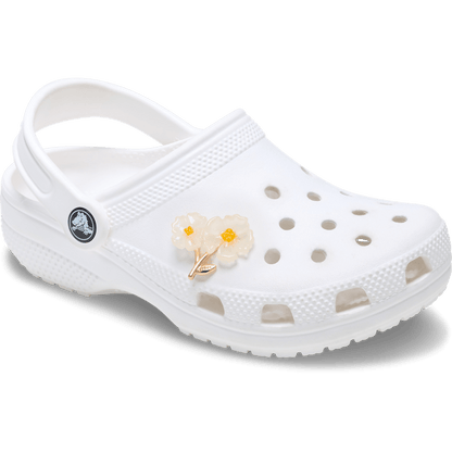 White Floral Blossom Jibbitz™ charms - Crocs
