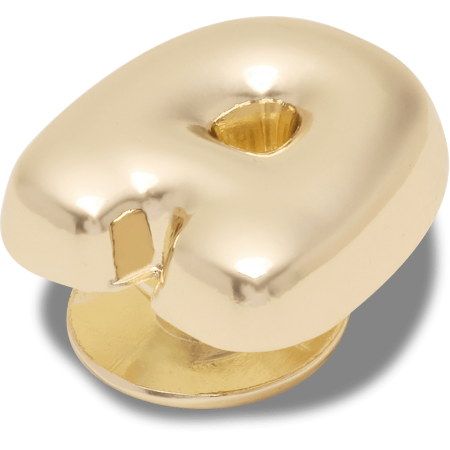 Gold Bubble Letter A Jibbitz™ charms - Crocs