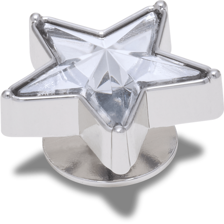 Silver Gem Sparkle Star Jibbitz™ charms - Crocs