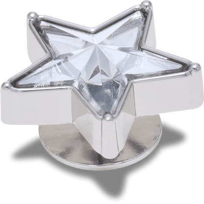 Silver Gem Sparkle Star Jibbitz™ charms - Crocs