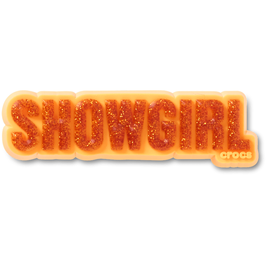 Orange Glitter Sign Jibbitz™ charms - Crocs