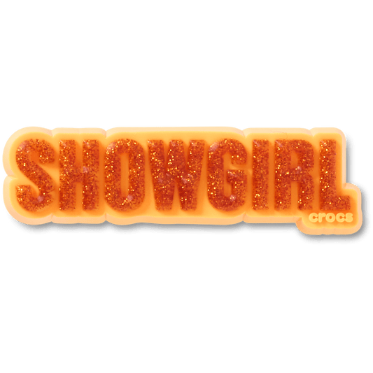 Orange Glitter Sign Jibbitz™ charms - Crocs