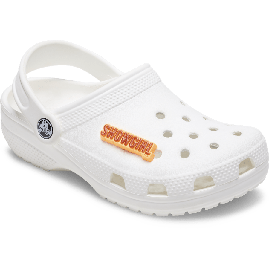 Orange Glitter Sign Jibbitz™ charms - Crocs