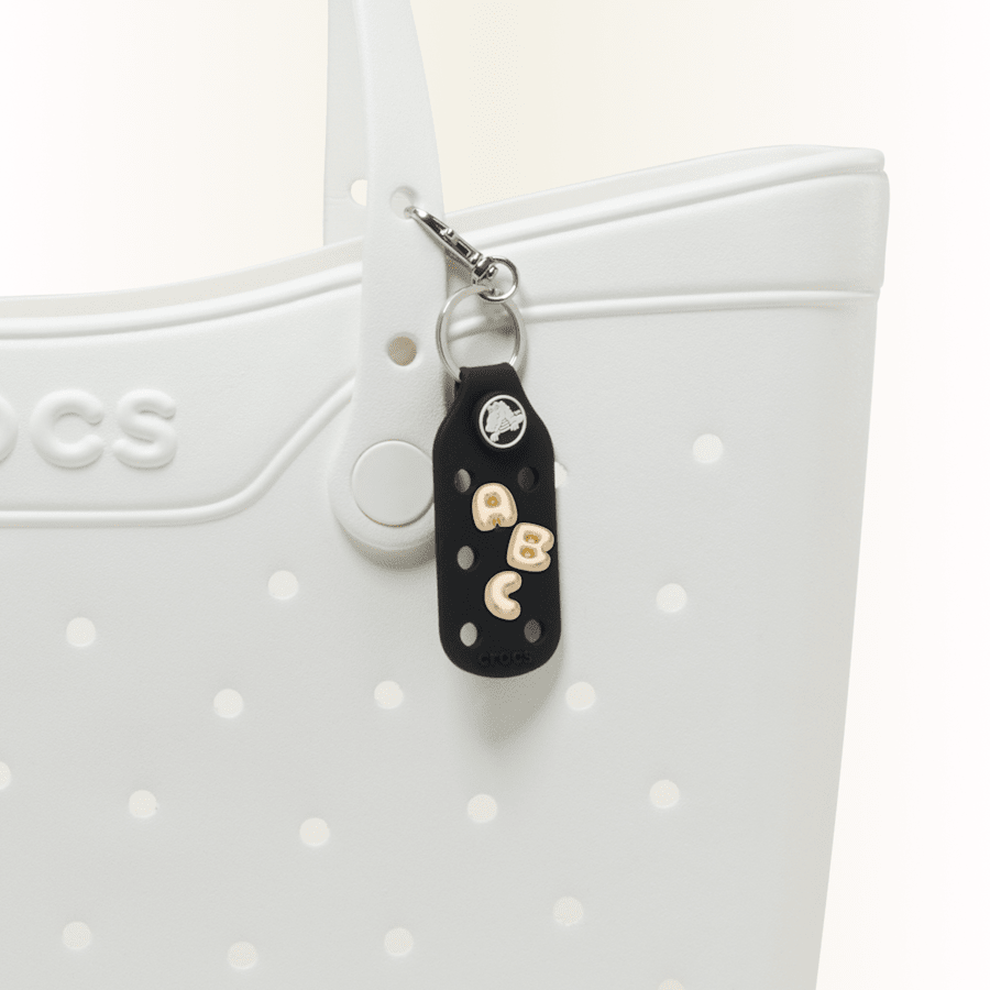 Gold Bubble Letter A-Z Jibbitz™ charms - Crocs