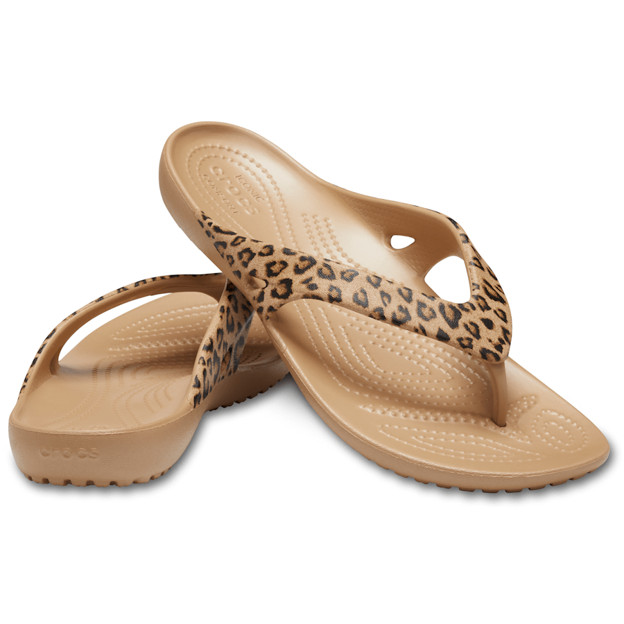 Women's Kadee II Leopard Flip - Crocs