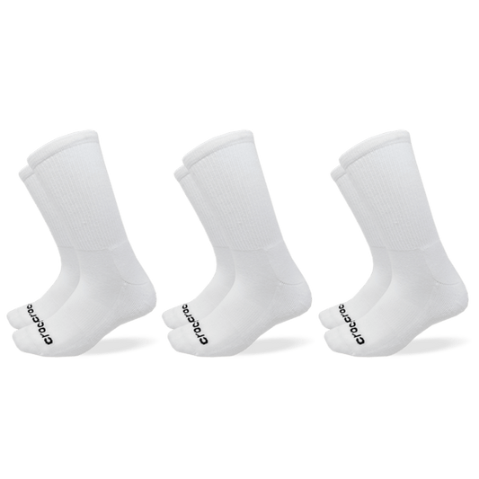 CrocsSocks Crew Texture Logo 3PK - Crocs