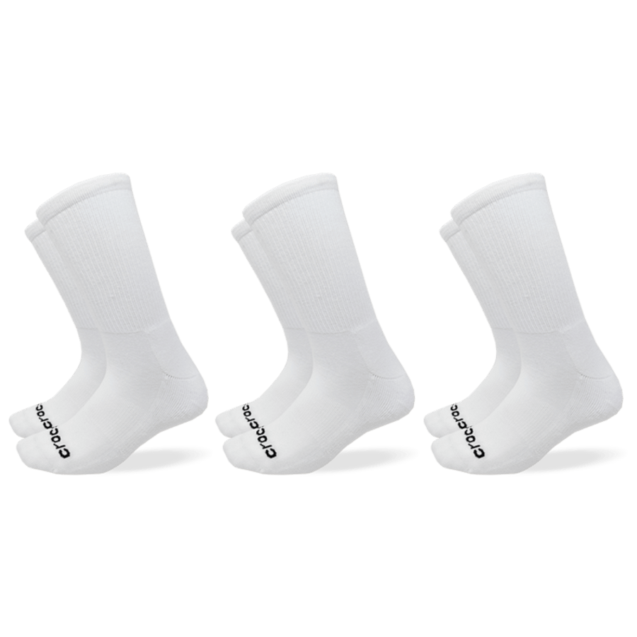 CrocsSocks Crew Texture Logo 3PK - Crocs