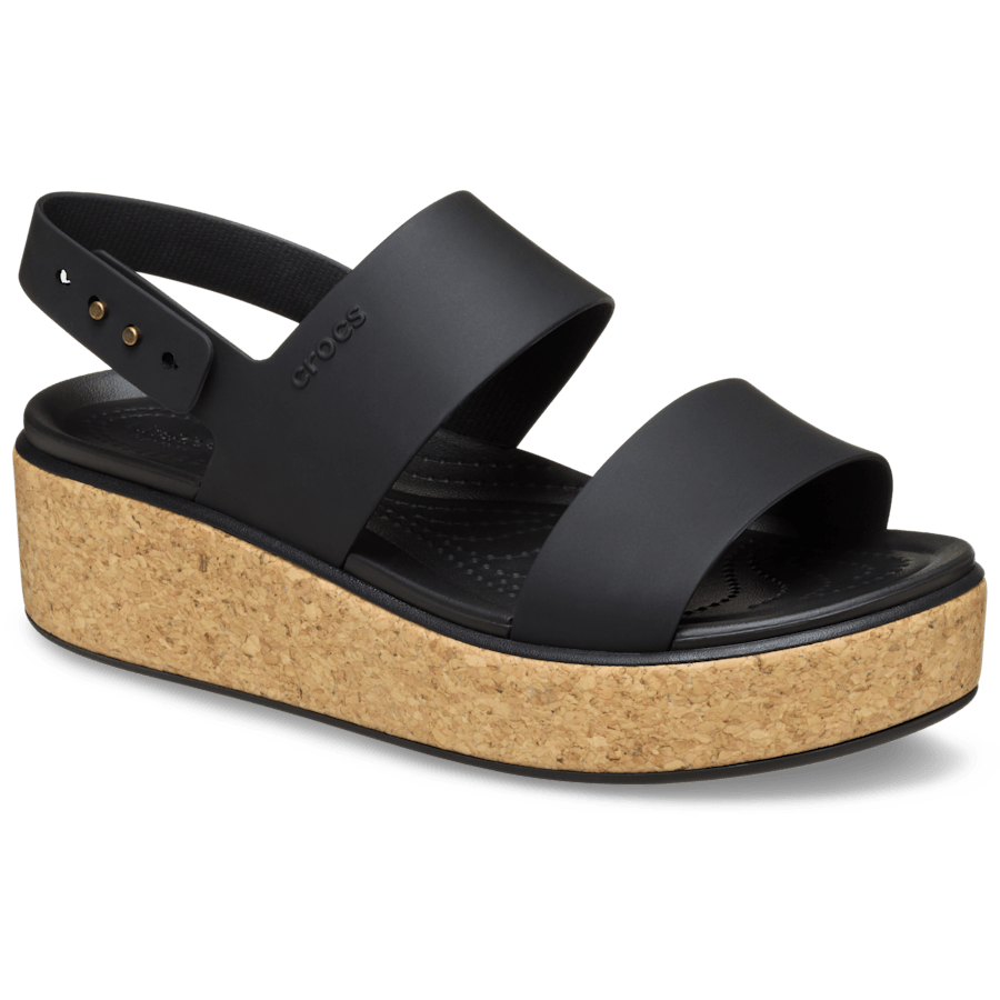 Brooklyn Cork Low Wedge - Crocs