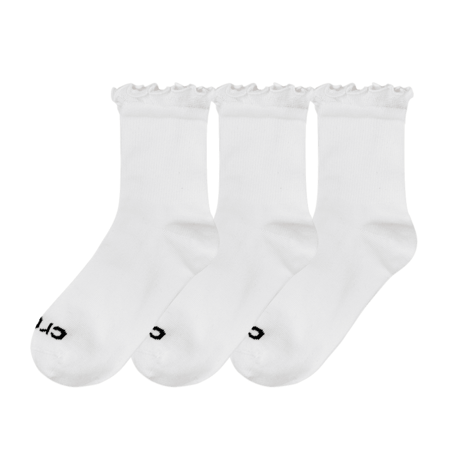 CrocsSocks Ruffle Ankle 3 PK - Crocs