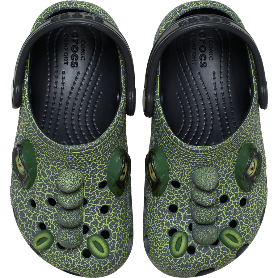 Toddler Classic IAM Scary Dino Clog - Crocs