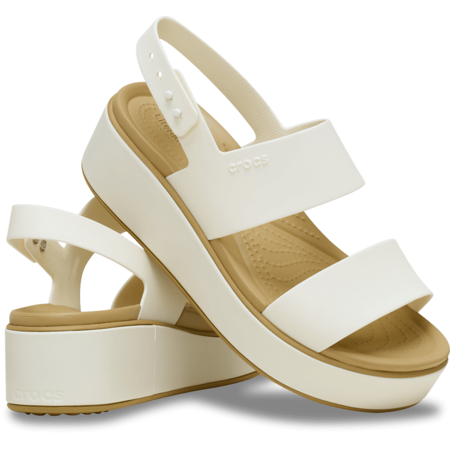 Brooklyn Matte Wrap Low Wedge - Crocs
