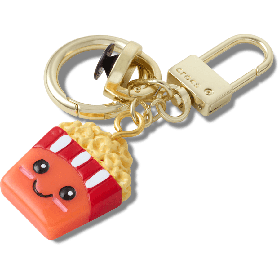 Cute Popcorn Bucket Bag Charm - Crocs