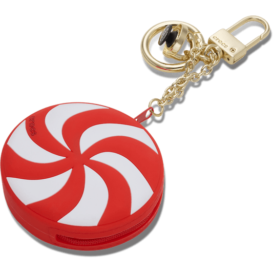 Peppermint Pouch Bag Charm - Crocs