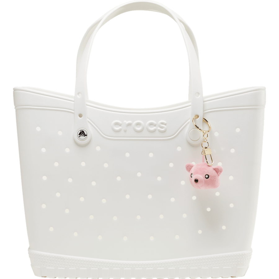 Plush Teddy Face Bag Charm - Crocs