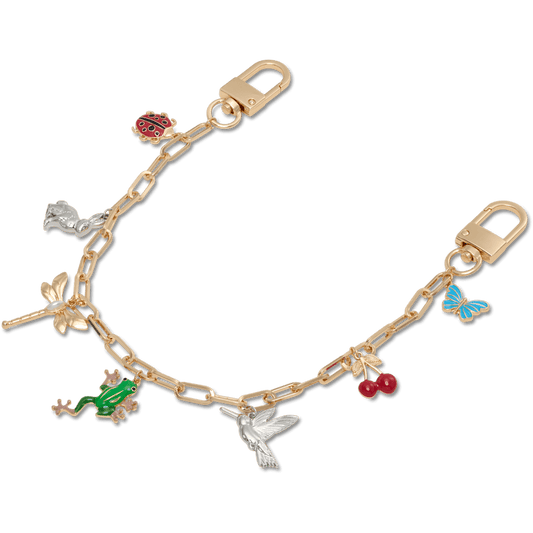 Spring Long Chain Bag Charm - Crocs