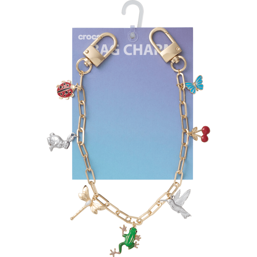 Spring Long Chain Bag Charm - Crocs