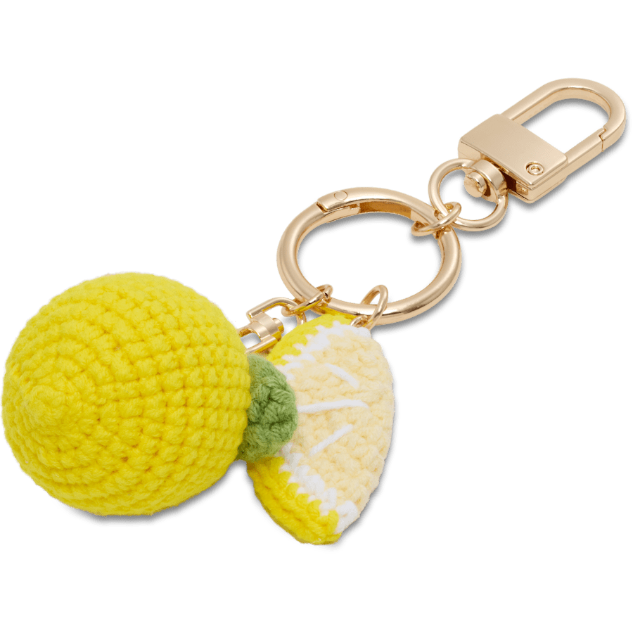 Crochet Lemon Bag Charm - Crocs