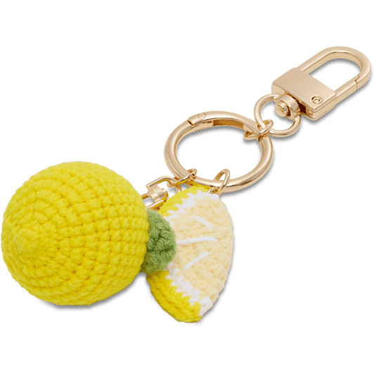Crochet Lemon Bag Charm - Crocs