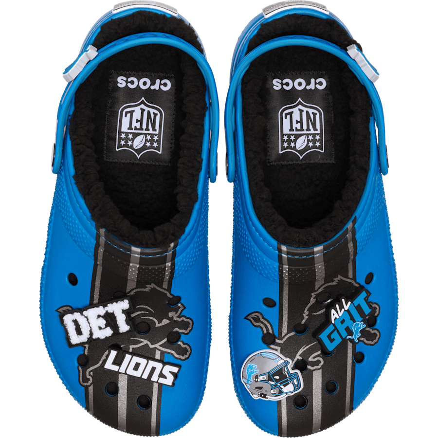 NFL Detroit Lions Classic Lined Clog - Crocs