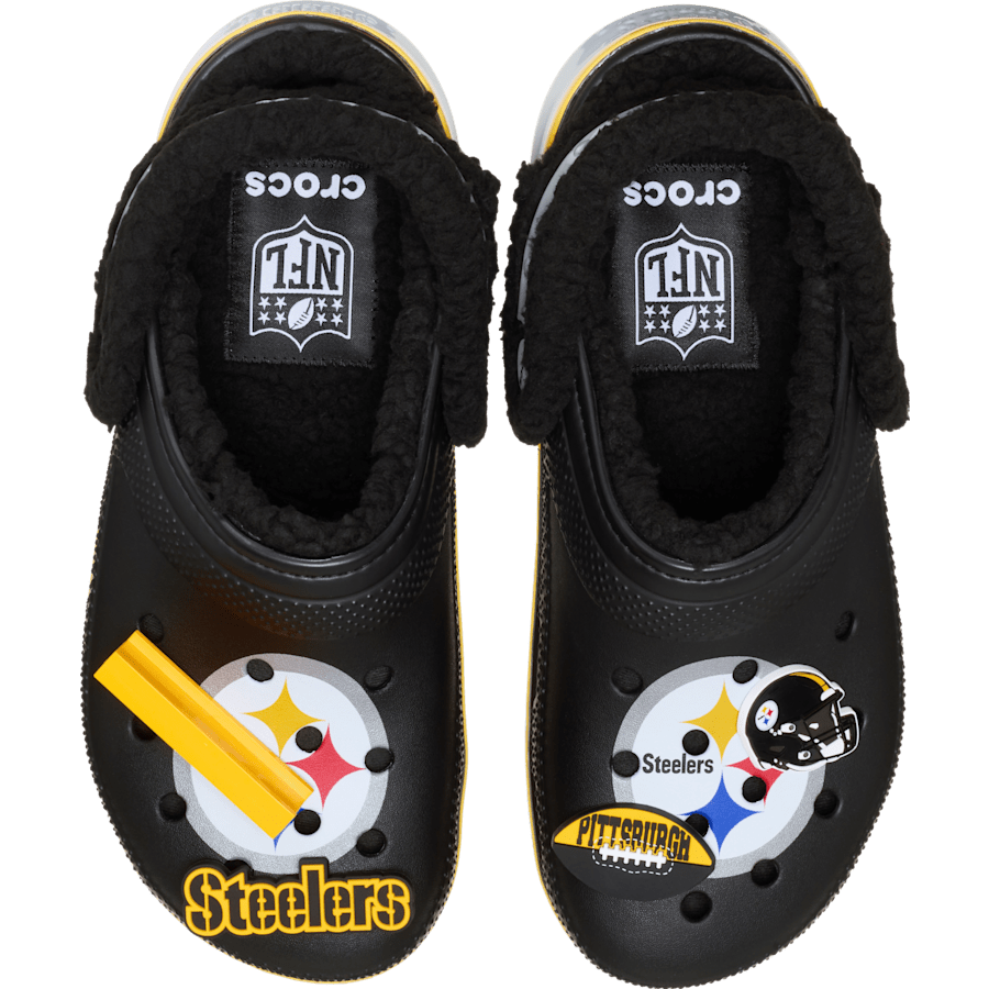 NFL Pittsburgh Steelers Classic Lined Clog - Crocs