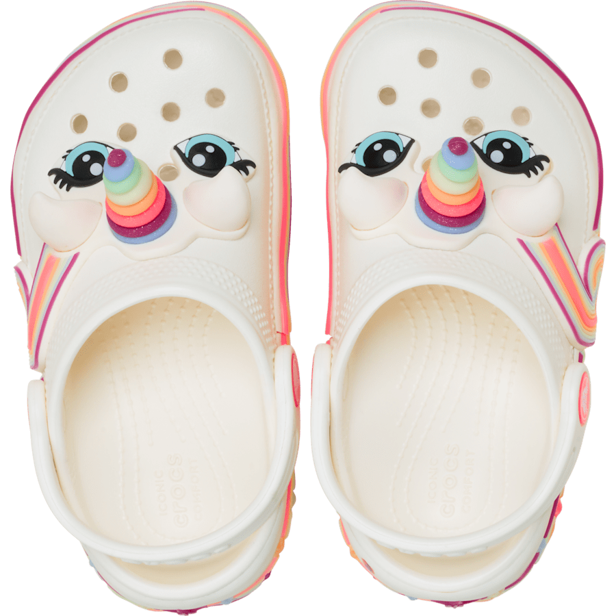 Toddler Classic IAM Unicorn Lights Clog - Crocs