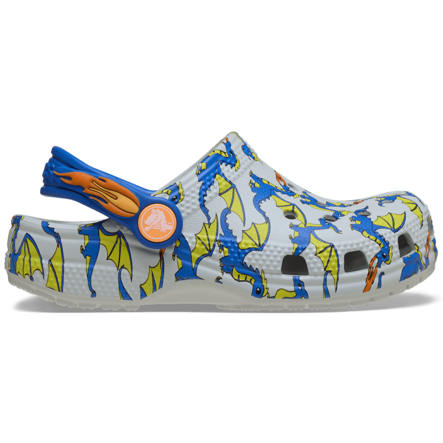 Toddler Classic Dragon Graphic Clog - Crocs