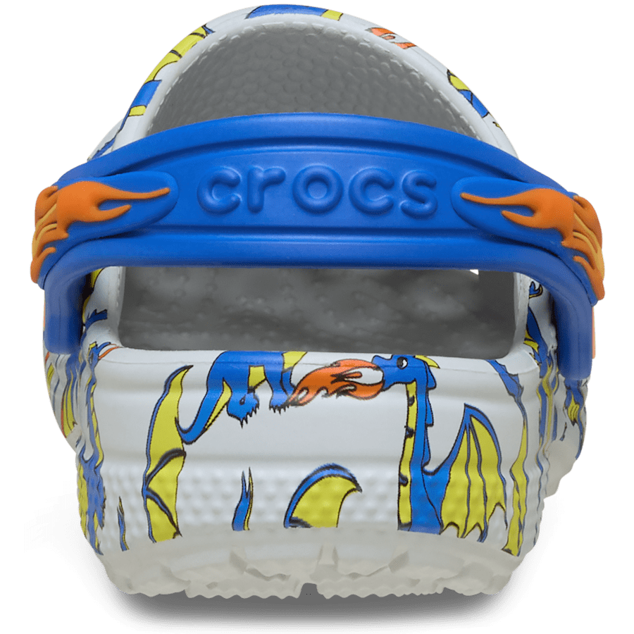Toddler Classic Dragon Graphic Clog - Crocs