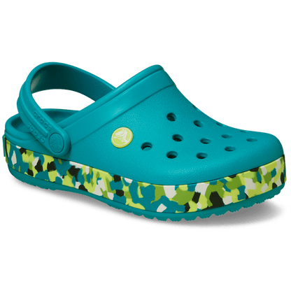 Kids' Crocband Glow Confetti Band Clog - Crocs