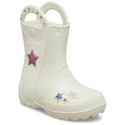 Kids' Handle It Western Metallic Boot - Crocs