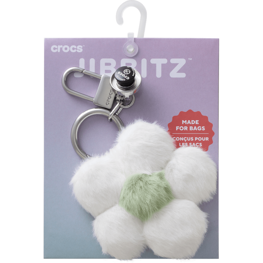 Plush Daisy Bag Charm - Crocs