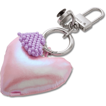 Double Heart Bag Charm - Crocs