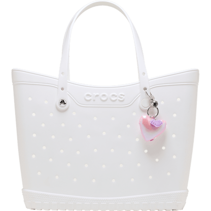 Double Heart Bag Charm - Crocs