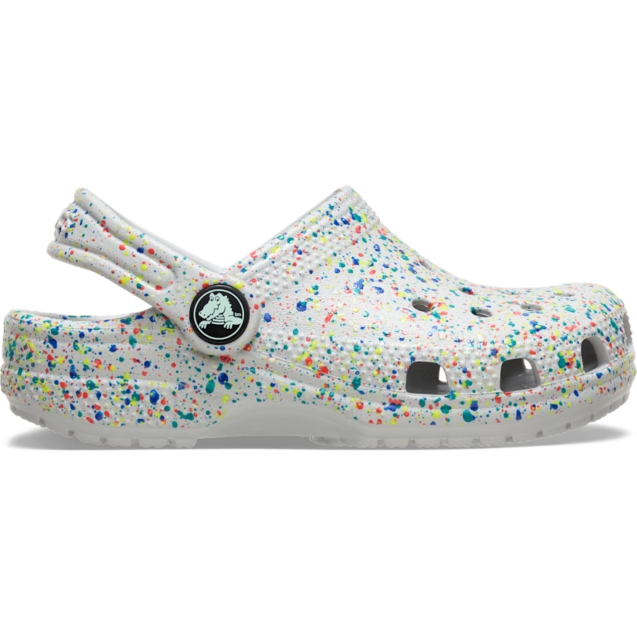 Toddler Classic Glow Paint Splatter Clog - Crocs