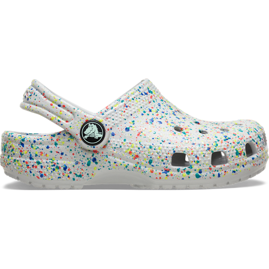 Toddler Classic Glow Paint Splatter Clog - Crocs