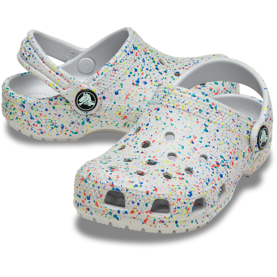 Toddler Classic Glow Paint Splatter Clog - Crocs