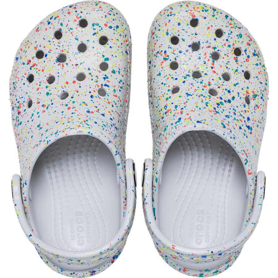 Toddler Classic Glow Paint Splatter Clog - Crocs