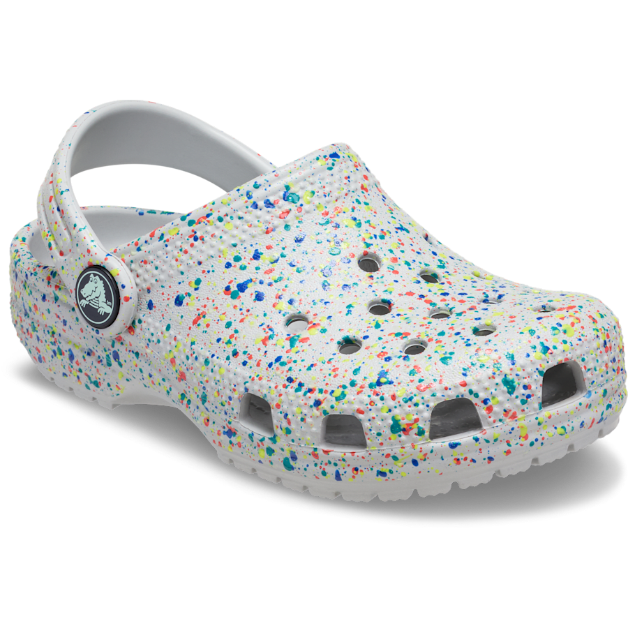 Toddler Classic Glow Paint Splatter Clog - Crocs