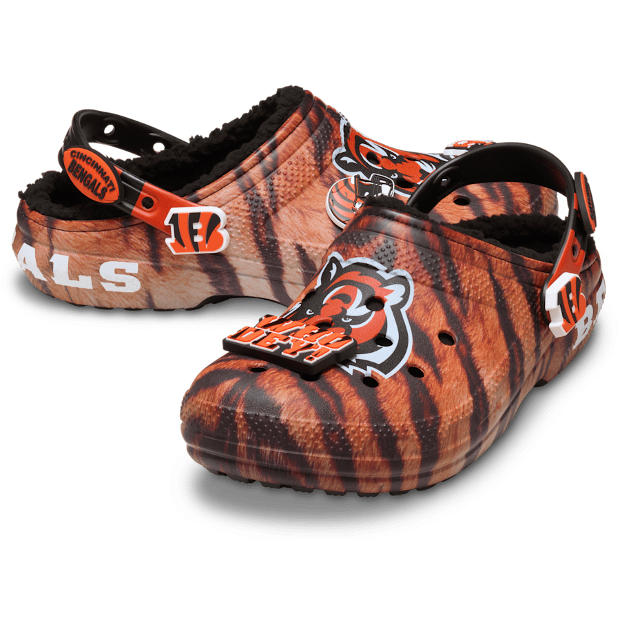NFL Cincinnati Bengals Classic Lined Clog - Crocs