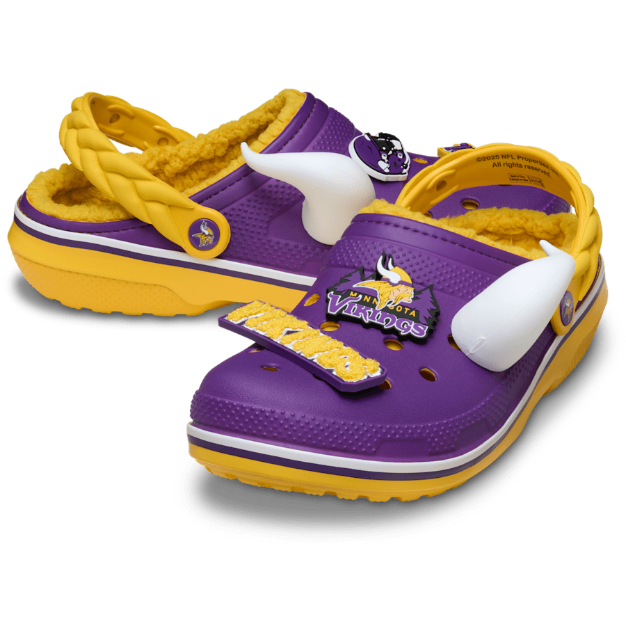 NFL Minnesota Vikings Classic Lined Clog - Crocs